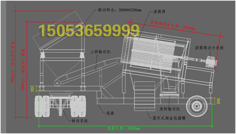 移動式沙金設(shè)備